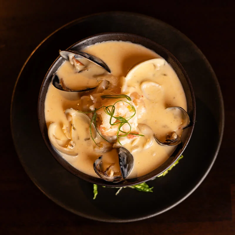 Cazuela de mariscos